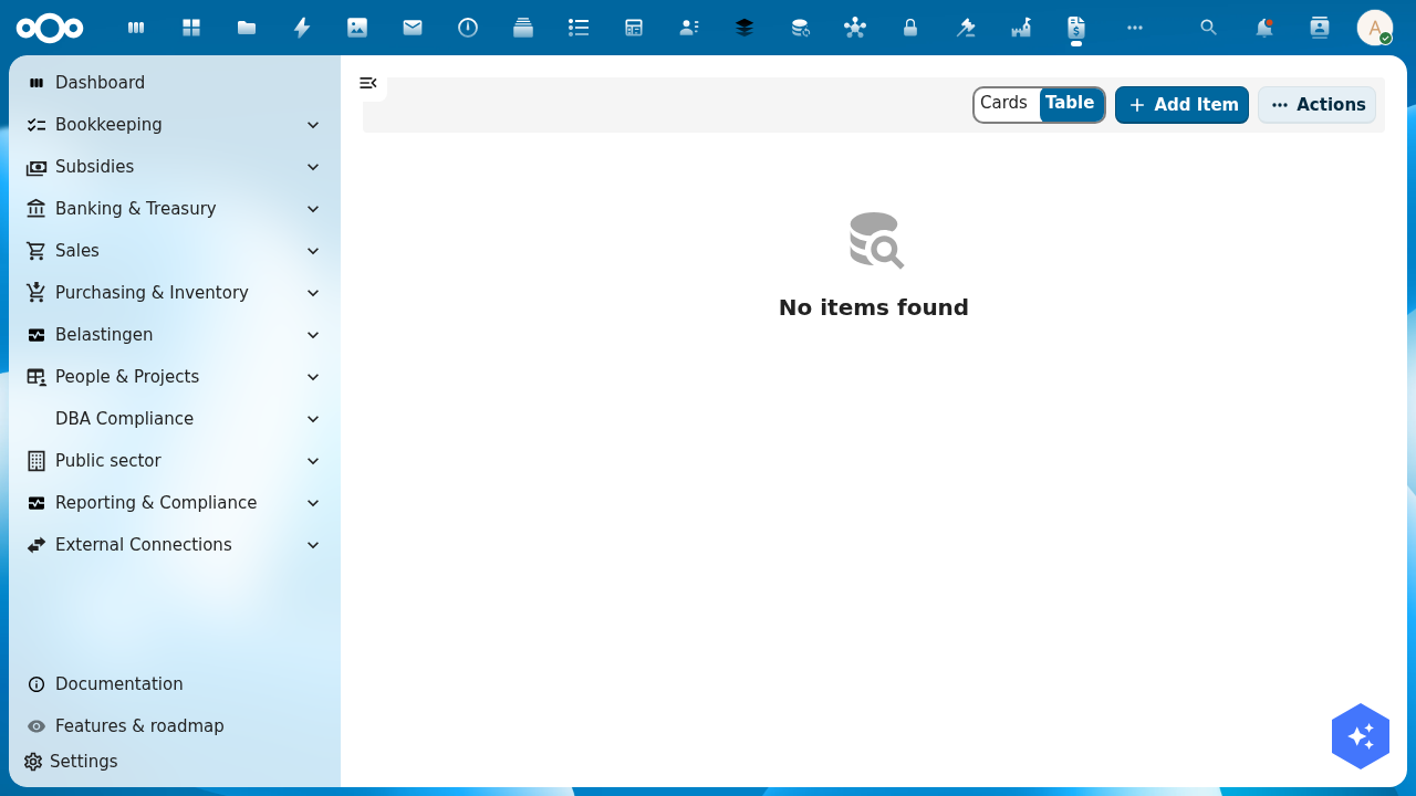 Matching rules index showing empty state with Add Matching Rule button
